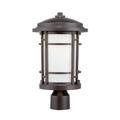Designers Fountain Barrister 15 Inch Tall LED Outdoor Post Lamp - LED22436-BNB