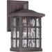 Quoizel Stonington 10 Inch Tall Outdoor Wall Light - SNN8406PN