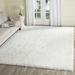 White 72 x 48 x 1.5 in Area Rug - Ebern Designs Franklynn Handmade Shag Cotton Ivory Area Rug Polyester | 72 H x 48 W x 1.5 D in | Wayfair