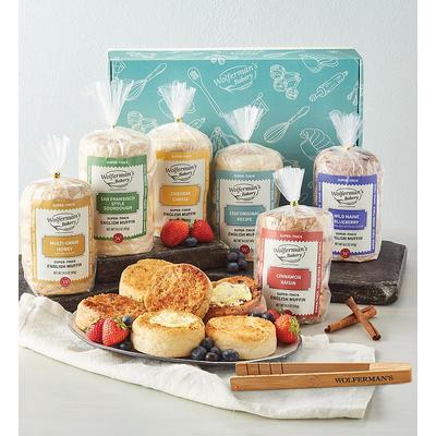 Mix & Match Super-Thick English Muffins Gift Box With Tongs - 6 Packages