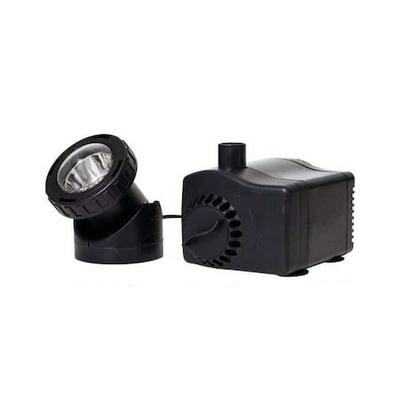 POND BOSS 52343 Fountain Pump,ABS,3/64HP,4 psi,LED Light