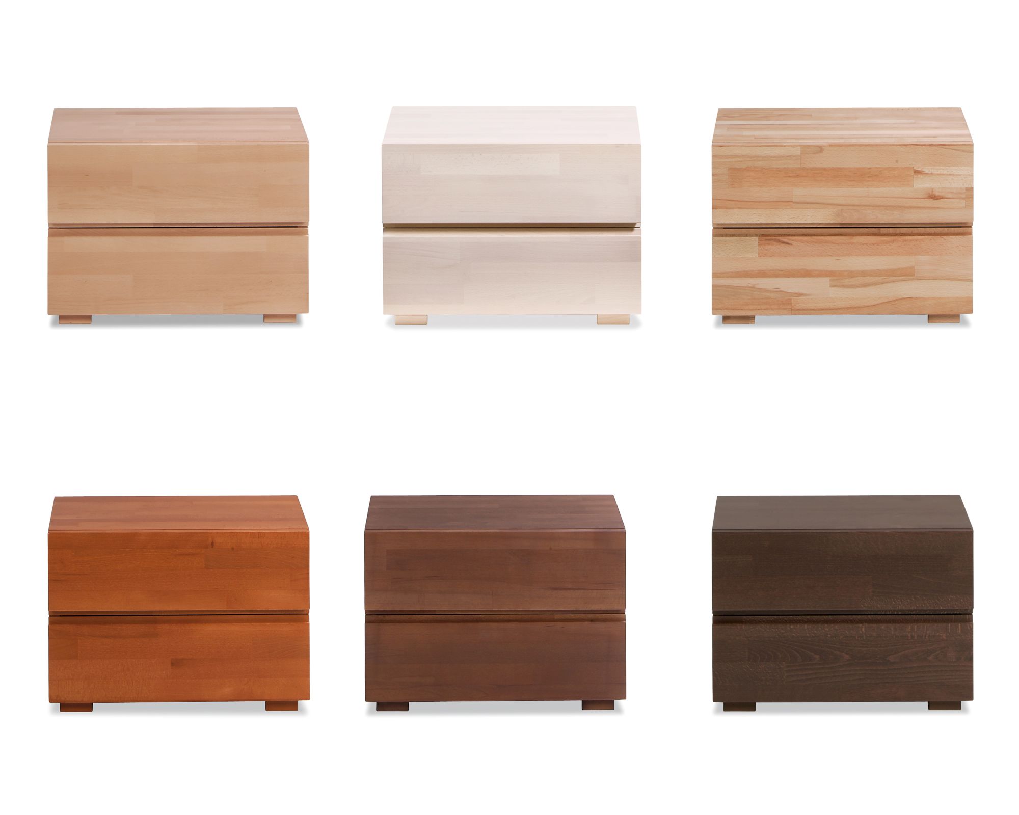 Hasena Wood-Line Nachttisch Dupla Buche schoko