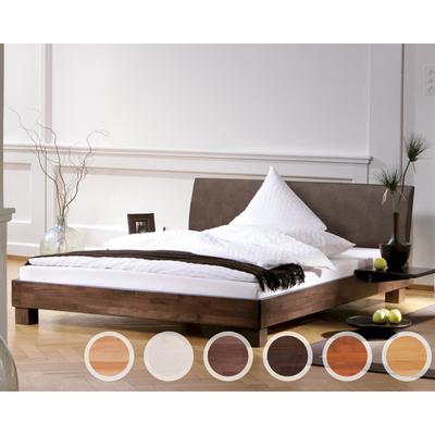Hasena Wood-Line Massivholzbett Ivio/Lecco 140x200 cm Buche weiss Image