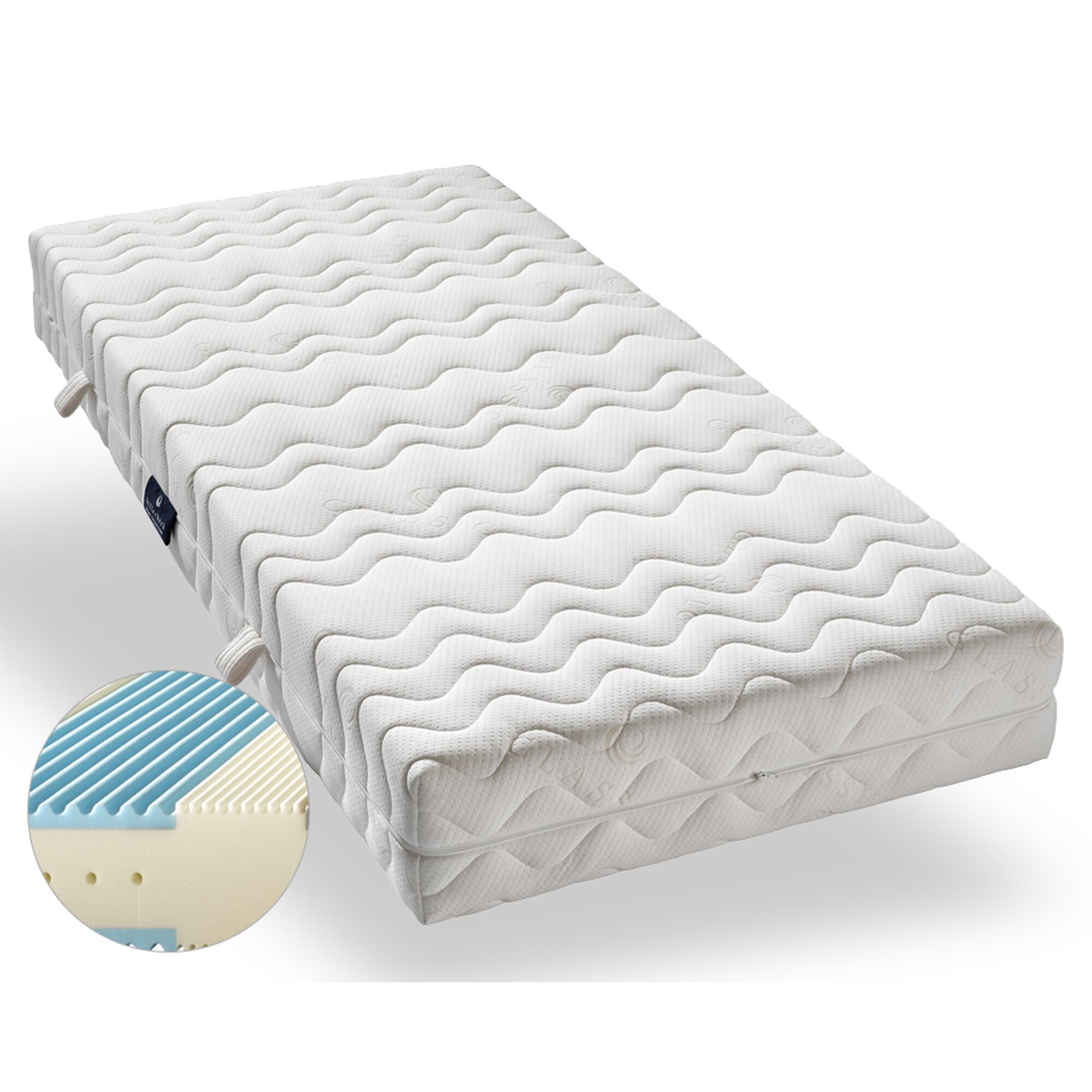 Billerbeck 7-Zonen Airtec »Comfort« Classic Komfortschaum Matratzen 90x190 cm H3