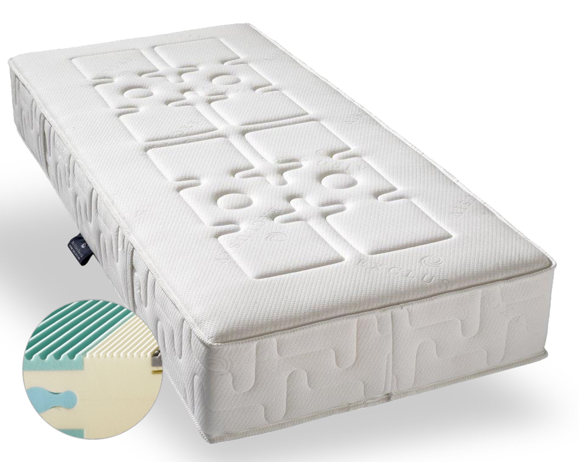 Billerbeck 7-Zonen Airtec »Comfort« Exclusiv Komfortschaum Matratzen 90x200 cm H3