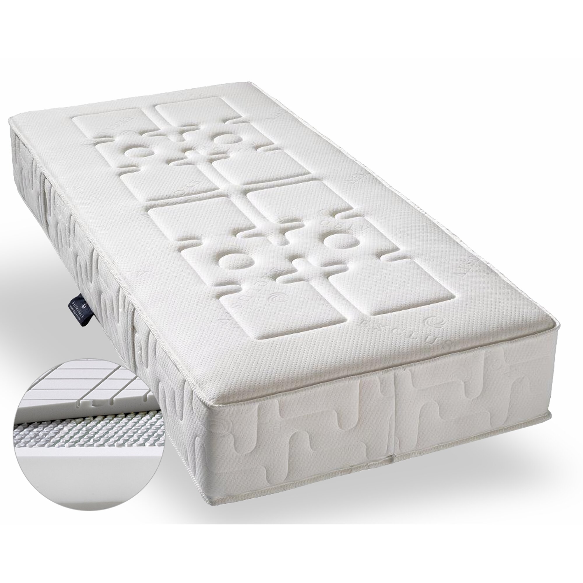 Billerbeck 7-Zonen Airtec »TTFK« Exclusiv Taschenfederkern Matratzen 100x200 cm H2