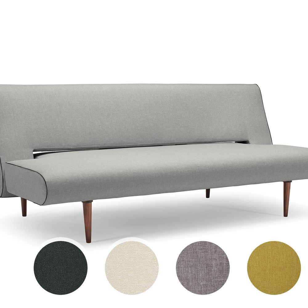 Innovation »Unfurl« Klappsofa 554 Stoff Mustard