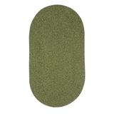capel Rugs Manteo Casual Reversible Handmade Braided Rugs Deep Green 2 3 x 4 Oval 2 x 3 Oval