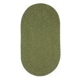 capel Rugs Manteo Casual Reversible Handmade Braided Rugs Deep Green 4 x 6 Oval 4 x 6 Oval