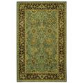 SAFAVIEH Antiquity Lilibeth Traditional Floral Wool Area Rug Green/Brown 4 x 6