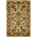 SAFAVIEH Antiquity Carmella Floral Bordered Wool Area Rug Gold 2 x 3