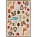 Momeni Lil Mo Whimsy Collection Chinese Hand Tufted Ivory Area Rugs 2 X3