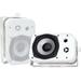 Pyle PD-WR40W White 5 1/4 in Indoor/Outdoor Speakers