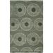 SAFAVIEH Soho Adeline Floral Wool Area Rug Grey/Ivory 6 x 6 Square