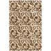 SAFAVIEH Soho Autumn Floral Wool Area Rug Brown/Ivory 5 x 8