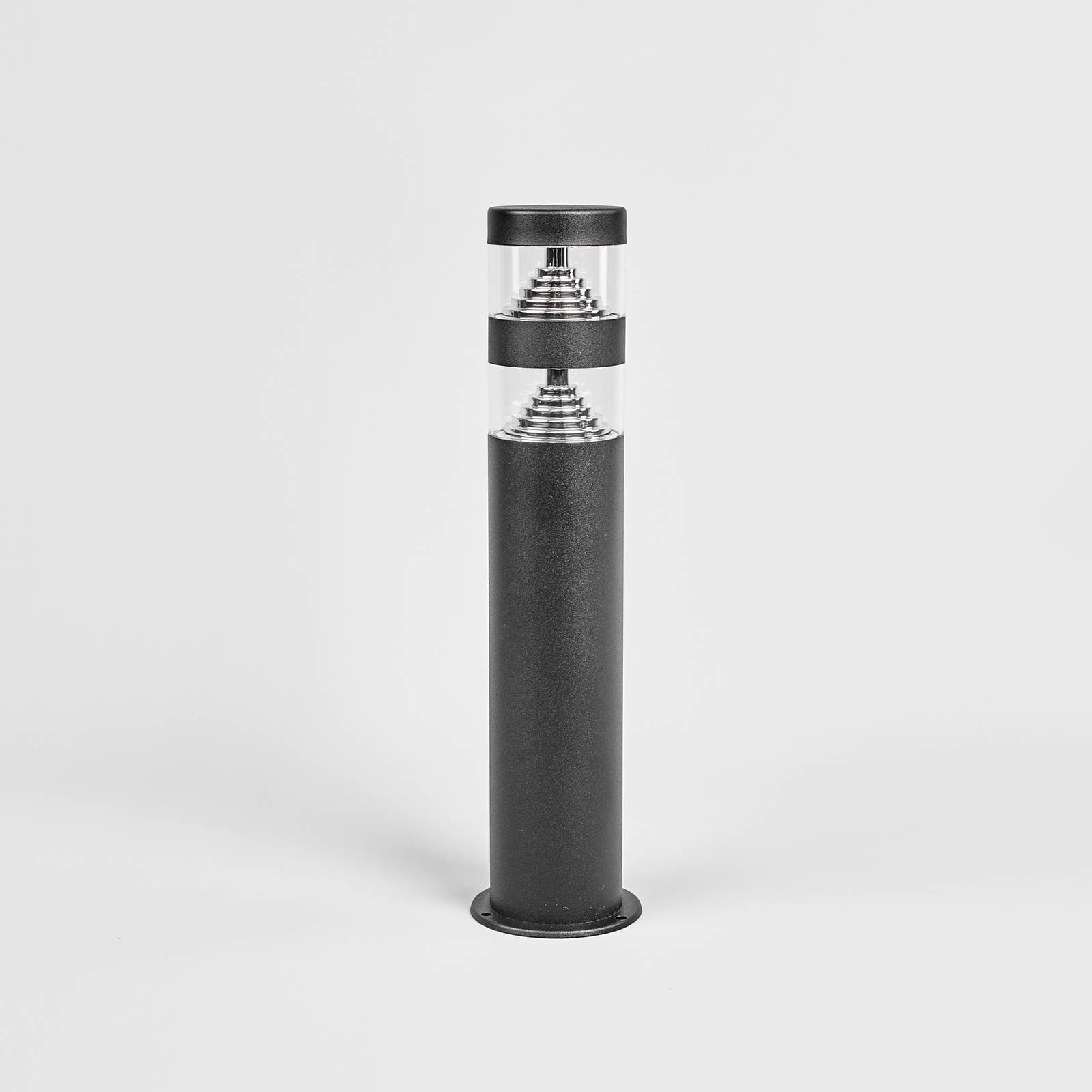 LED Sockelleuchte LANEA Lindby, schwarz, Edelstahl, Modern, LED Außenleuchte