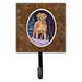 Caroline's Treasures Starry Night Chesapeake Bay Retriever Leash Holder & Wall Hook Metal in Brown | 6.25 H x 4.25 W x 0.65 D in | Wayfair