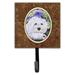 Caroline's Treasures Coton De Tulear Leash Holder & Wall Hook Metal in Brown | 6.25 H x 4.25 W x 0.65 D in | Wayfair SS8349SH4