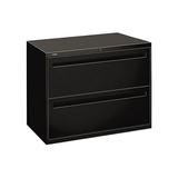 HON 2 Drawers Lateral Lockable Filing Cabinet Black