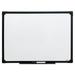 Universal UNV43630 24 in. x 18 in. Melamine Dry Erase Board - Black Frame