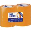 Tape LogicÂ® Color Masking Tape 3 Core 1 x 180 Orange Case Of 12