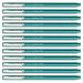 Uchida TEAL Le Pen .3MM Micro Ex Fine Synthetic Point 12 Pens