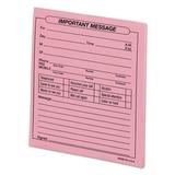 Universal Important Message Pink Pads 4.25 x 5.5 1/Page 50 Forms/Pad Dozen