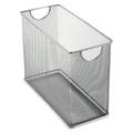 Design Ideas MeshWorks Stacking Bin - Silver 5-1/2 x 12-1/2