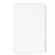 Avery Legal Paper Divider Avery Style White 26-50 (01431)