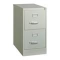 Hirsh 26.5 Deep 2 Drawer Letter Width Vertical File Cabinet Commercial Grade Gray