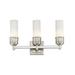 Livex Lighting Westfield 3 Light Brushed Nickel Bath Vanity - Brushed Nickel - 17.5 W x 10.75 H x 4 Ext.