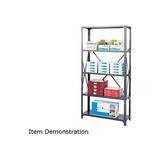 Safco 6266 Commercial Steel Shelving Unit 5 Shelves 75.00 H x 36.00 W x 18.00 D Dark Gray