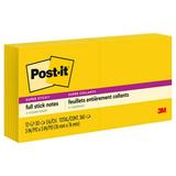 Post-itÂ® Super Sticky Full Stick Notes 3 in. x 3 in. Yellow 12 Pads/Pack