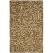 SAFAVIEH Soho Trinity Floral Wool Area Rug Brown/Ivory 5 x 8