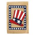 Evergreen Enterprises, Inc Uncle Sam Hat Vertical Flag in Blue/Red/White | 44 H x 28 W in | Wayfair 13B3257