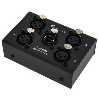 Stairville RJ45 DMX Split Box FX4