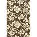 SAFAVIEH Soho Raleigh Floral Wool Area Rug Brown/Ivory 5 x 8