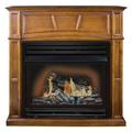 Comfort Glow The Savannah Remote Controlled Vent Free Gas Fireplace, 30,000 Btu in White | 45 H x 46 W x 16.25 D in | Wayfair GFD3281R