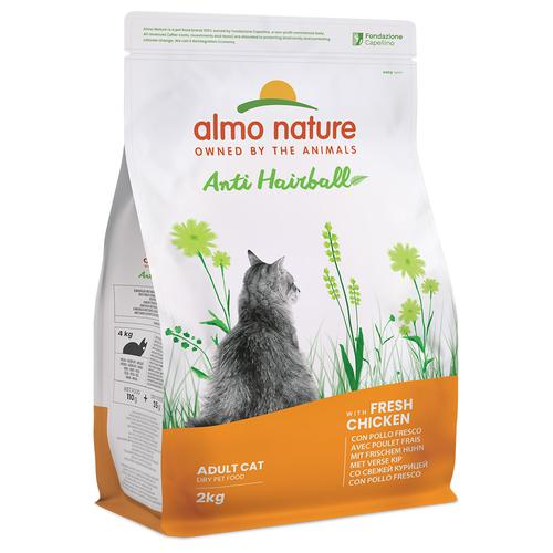 2x2kg Anti Hairball Huhn & Reis Almo Nature Katzenfutter trocken