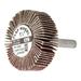 Forney 60189 Flap Wheel 1-1/2 in Dia 1/2 in Thick 1/4 in Arbor 120 Grit Aluminum Oxide Abrasive