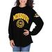 Women's Pressbox Black Missouri Tigers Edith Long Sleeve Oversized Top