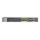 NETGEAR 16-Port Gigabit Ethernet Smart Managed Pro PoE Switch (GS516TP) with 8 x PoE, 76 W and 2xPD Ports, Desktop/Rackmount and ProSAFE Lifetime Protection
