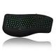 Adesso Tru-Form 150 3-Color Illuminated USB Ergonomic Keyboard AKB-150EB