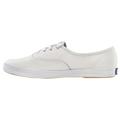 Keds Women's Champion Leather Lace Up Sneaker, White White, 6 UK