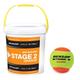 DUNLOP Stage 2 Orange Mini Tennis Balls - 60 Ball Bucket