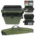 Hunter Pro Shooting Gun Bag Case Slip Tool Box Range Gun Case Ammo Ammunition Box Gift Set