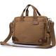 Outdoor Peak Mens canvas bag work travel Briefcase Laptop Satchel Shoulder Messenger Bag for 14 inch Laptop (colour 2)