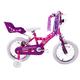 Professional Miami Miss 14" Wheel Girls BMX Bike Dolly Seat, Tassels, Stabilisers Purple/Pink Age 4+
