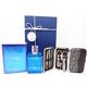 Luxury Gift Set For Men - Ice Blue 100ml EDT For Men & Manicure Grooming Travel Tool Kit - Gift Set For Him