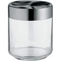 Alessi Julieta LC08 - Design Hermetic Kitchen Jar, Glass Body with Stainless Steel 18/10 Lid, 75 cl